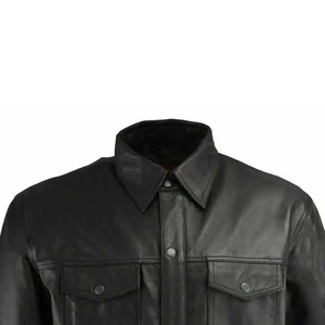 เสื้อหนังใส่สบายสำหรับผู้ชายเสื้อหนังกลับสีต่างๆจากผู้ผลิต - Product Image 6