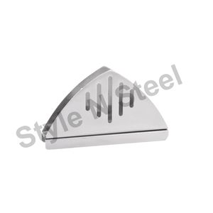 ที่ใส่กระดาษทิชชู่สแตนเลสพร้อมชั้นวางบนเคาน์เตอร์ที่วางทิชชู่โลหะ - Product Image 2