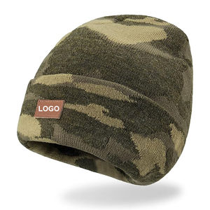 Último precio de fábrica personalizado al por mayor de moda gorros Jacquard con letras bordadas personalizadas gorros jacquard - Product Image 3