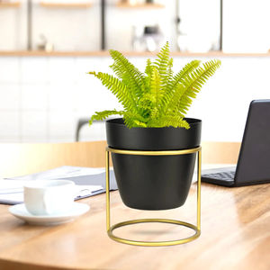 Round Metal Planter Set of 3 Flower <b>Pot</b> Custom Size Attractive Design Plants <b>Herbs</b> <b>Pot</b> for Home Balcony Decor Platters - Product Image 6