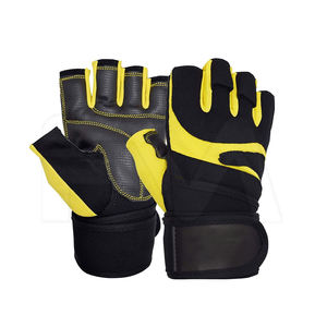 Gants d'entraînement en néoprène pour le sport pour hommes et femmes avec logo personnalisé Gants de fitness en cuir réglables pour l'haltérophilie - Product Image 1