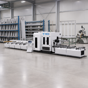เครื่องผลิตประตูหน้าต่างอลูมิเนียม YBKE สายการผลิต CNC ตัดและกัดขึ้นรูป ความยาว 3000-6500 มม. ควบคุมด้วย PLC ความแม่นยำสูง - Product Image 1