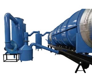 Machine de production de biochar industriel VEERA BP 200 C, usine de pyrolyse de biomasse pour la fabrication de charbon à haut rendement avec anaérobium - Product Image 3