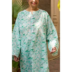 เสื้อเชิ้ตผ้าลินินพิมพ์ลายดอกไม้ 1 ตัว รุ่น SL-62002 ระบายอากาศได้ดีและมีสไตล์ - Product Image 1