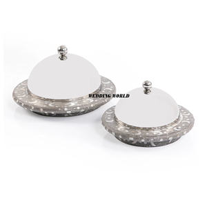 Juego de dos cuencos de chocolate de diseño árabe, mesa decorativa de lujo, colección de cuencos de chocolate para Ramadán - Product Image 4