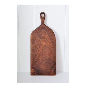 เขียงไม้สำหรับหั่นโรงแรมเครื่องครัวทันสมัยทันสมัยพร้อมห่วงแขวนแผ่นชีสทำจากสแตนเลส - Product Image 5