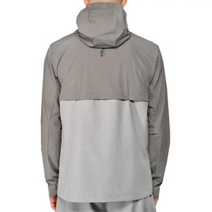 2025 nouvelle mode en gros plaine coton lavé décontracté hommes col montant Bomber veste de haute qualité Logo personnalisé grande taille - Product Image 2