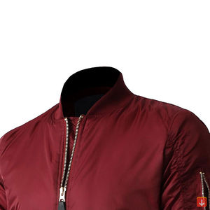 Chaqueta de bombardero transpirable hecha a medida para hombres, chaqueta de bombardero de manga larga para hombres superventas para venta en línea con servicios OEM - Product Image 6