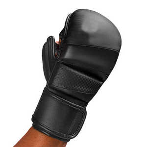Guantes de MMA de Media Palma de Alta Calidad, Nuevos Guantes de Boxeo y Entrenamiento de Cuero Elástico del Fabricante - Product Image 3