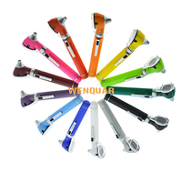 Premium Quality Stainless Steel Manual Pocket Size Fiber Optic Otoscope ENT Surgical Examination Instruments