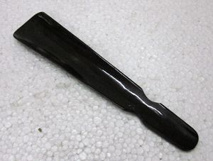 Cuillère en corne de buffle, ensemble de serveurs à salade en corne de buffle avec 2 spatules, ustensiles durables faits à la main - Product Image 5