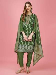 Harvey Nylon Viscosa con Secuencia y retoque manual de trabajo Kurtis Conjunto para las mujeres venta en línea - Product Image 4