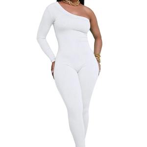 Mode barboteuse maille combinaison pour femmes nouveau design combinaison sexy club wear décontracté respirant pour été combinaison - Product Image 2