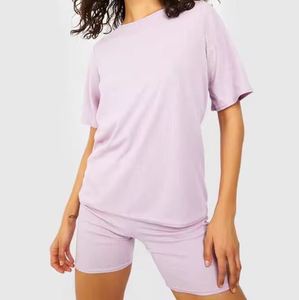 Conjunto de 2 piezas de calidad Premium para mujer, de algodón 100% Material, estampado de logotipo personalizado, ropa de calle informal, conjuntos para mujer, servicios OEM - Product Image 5