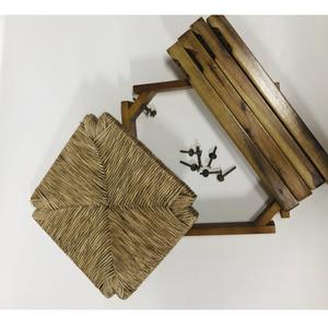 Modern Handwoven Home Office and <b>Dining</b> Unique Sustainable Design Eco-Friendly Seagrass <b>Chair</b> with Rush Seat - Product Image 2