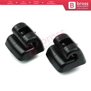 BSR504 2 ชิ้นที่บังแดดคลิปหนีบสีดำสำหรับ W123 W124 W126 W201 190 W140 - Product Image 2