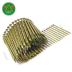 Fournitures de vente en gros de clous en bobine 3 "x 0.120" 4500pcs Spiral/Ring Shank Checkered Head en acier Prix compétitif - Product Image 3