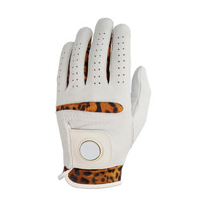 Gants de golf respirants en gros tissu en cuir PU anti-dérapant paume formation professionnelle utilisation Logo personnalisé OEM approvisionnement d'usine - Product Image 5
