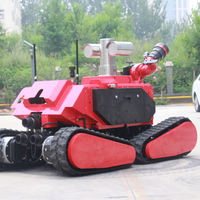 Robot de lutte contre l'incendie EXW MC100BGD antidéflagrant ATEX 4x4 robuste pour la lutte contre l'incendie et les secours, distance de contrôle à distance de 1000 m