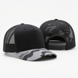 Chapeaux de camionneur en maille de mousse personnalisés Sports de plein air Casquettes de baseball Unisexe Respirant Gorra De 5 Paneles - Product Image 4