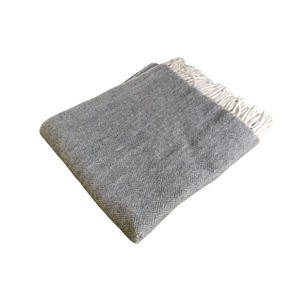 Couverture King Size à motif de diamant à chevrons de charbon de bois de qualité supérieure au prix de gros - Product Image 3