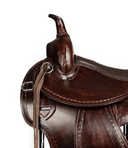 Selle occidentale de style anglais de qualité supérieure 100% cuir Durable fait à la main essentiel pour l'équitation Sports équestres bois - Product Image 4