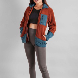 Veste polaire doublée Sherpa-Confortable et durable, idéale pour les sports de plein air, la randonnée et les vêtements décontractés - Product Image 6