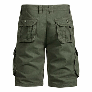 Servicio OEM Ropa de hombre Tallas grandes Casual Cargo Pantalones cortos Pantalones Diseño personalizado Color sólido Elegante Verano Cargo Pantalones cortos Pantalones - Product Image 6
