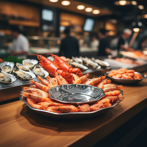 Bandeja para Mariscos Ilsa de 37 cm en Acero Inoxidable, Herramienta Premium para Servir y Exhibir Mariscos - Product Image 3