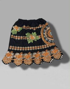 Falda corta acampanada con bordado Floral a la moda para mujer, Mini ropa de calle plisada con cintura elástica, nuevo diseño de bordado Floral - Product Image 2