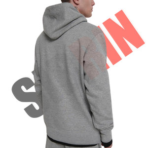 เสื้อกันหนาวมีฮู้ดแบบสวมหัวของผู้ชายเสื้อกันหนาวผ้าฝ้ายโพลีเอสเตอร์หลากสีสำหรับฤดูหนาวออกแบบโลโก้ได้ตามต้องการ - Product Image 2