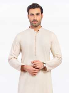 Salwar Kameez pour hommes pakistanais, tenue islamique traditionnelle, coupe régulière, prêt-à-porter, Eid Jumma, bureau, confortable, usage quotidien - Product Image 2