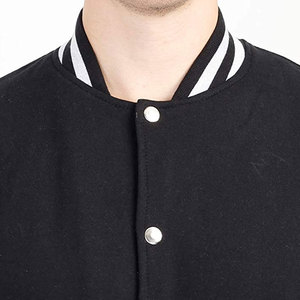 Veste universitaire en toile polaire de haute qualité pour homme avec col montant, logo personnalisé, respirante, élégante, streetwear pour l'hiver - Product Image 6