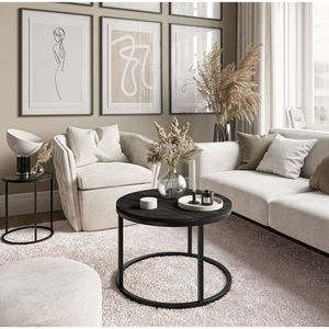 Mesa auxiliar de hierro duradera de primera categoría con una base artística y escultórica que mezcla el encanto antiguo con la elegancia contemporánea - Product Image 4