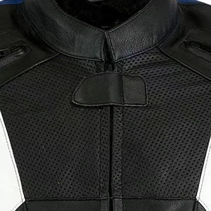 Chaqueta universitaria de cuero para hombre con estilo, chaqueta de invierno personalizada de alta calidad para motocicleta con diseño de letras sin cuello - Product Image 5
