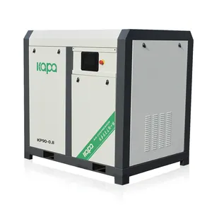 Kapa haute qualité 90kw 8 bar huile sans eau lubrifiée compresseur d'air à vis industrie compresseur machine