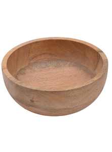 Vajilla de madera con mango redondo natural, frutero doméstico con esmalte impreso, para restaurantes - Product Image 4