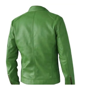 Nouvelles vestes en cuir personnalisées pour hommes - Grande taille, été/hiver, confortables, douces, vestes en cuir de motard élégantes - Product Image 6