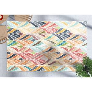 Tapis imprimé à motifs ethniques colorés : design moderne en chenille pour la décoration de la maison, tapis en velours - Product Image 3