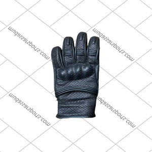Nouvelle conception hiver cuir moto gants plein doigt écran tactile étanche auto-chauffant unisexe - Product Image 4