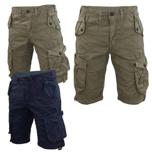 Venta al por mayor de pantalones cortos Cargo con cintura ajustable logotipo personalizado pantalones cortos Active Wear calidad de impresión al por mayor venta directa de fábrica - Product Image 1