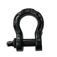 Accessoires automobiles 4x4 CNC usinage forgeage galvanisé remorquage fendu manille D anneau manille crochet de remorquage