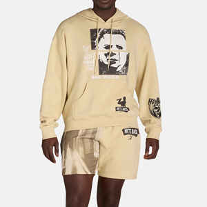 Calidad superior al por mayor de moda modelo 420GSM de alta calidad hombres Pull Over 100% algodón hombres Sudadera con capucha - Product Image 2