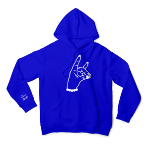 Zeta Phi Beta Sorority Broderie Logos Sweat à capuche - Product Image 1