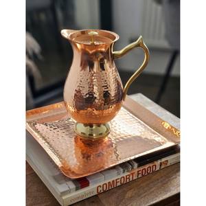 Jarra de cobre 100% para restaurantes, hogar y villas de lujo, jarra de cobre 100%, jarra de agua para beneficios de salud - Product Image 3