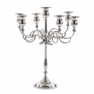Newest Design 5 Arm Aluminum Candelabra <b>Rose</b> <b>Gold</b> Finished for Home & Wedding <b>Christmas</b> <b>Decorations</b> Floor Candelabra - Product Image 6