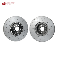 Aplus Racing Karbon Seramik Fren Diski ve Yüksek Performanslı Balatalar Ön 370mm/Arka 330mm Audi A6 C8 RS7 Cayman A4 A3 için