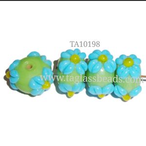 Perles de verre vénitien au chalumeau de formes mélangées pour la fabrication de bijoux fantaisie - Product Image 5