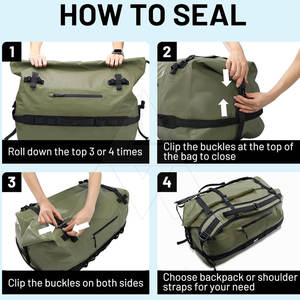 Sacs de voyage légers imperméables de qualité supérieure avec fermeture à glissière, écologiques et durables |   Vente directe d'usine - Product Image 5