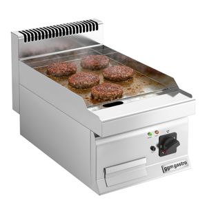 Plaque de cuisson électrique commerciale - 4,5 kW - Surface lisse - Zone de cuisson : 395x500 mm - Product Image 1